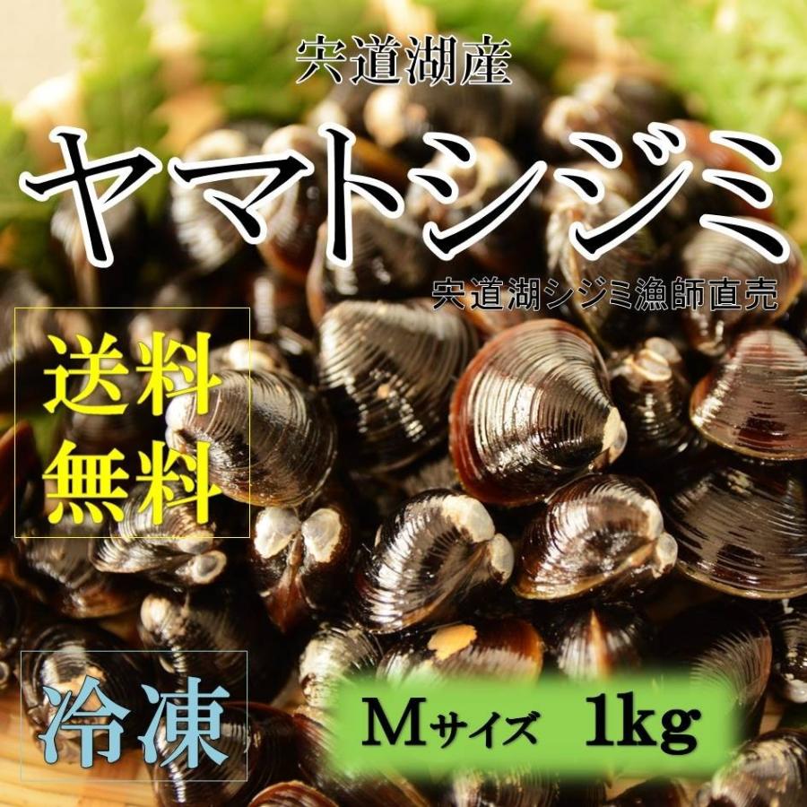 シジミ 宍道湖産 Mサイズ １ｋｇ 送料無料 冷凍 砂抜き済み