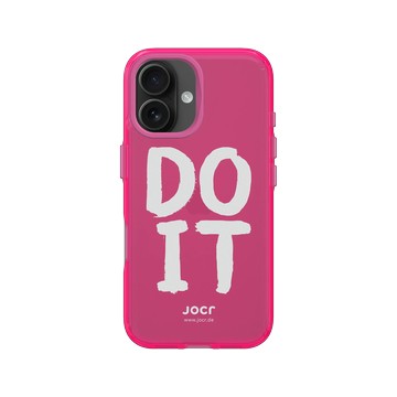 iPhone 16 Clear 粉漾桃 - JOCR - DO IT White