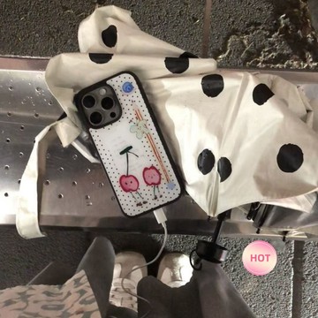 ✨iphone手機殼✨櫻桃鉛筆適用蘋果17手機殼iPhone16promax膚感15水凝殼14/13/12女
