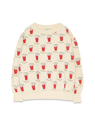 weekend house kids popcorn all over sweatshirt