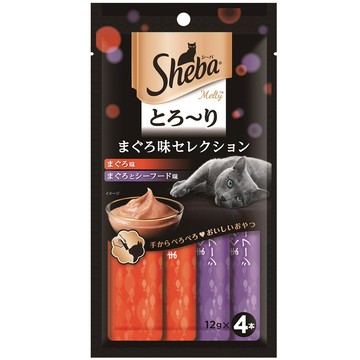 SHEBA 誘惑泥 鮪魚+鮪魚及海鮮口味 48g