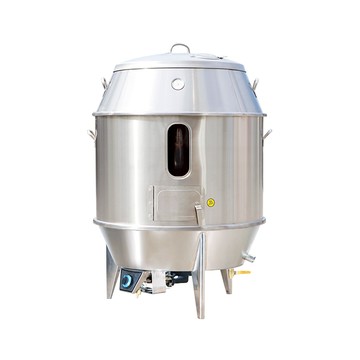 LOGIS "需組裝"營業型木碳爐&瓦斯爐兩用大容量全鋼燒烤爐 【SGL2】