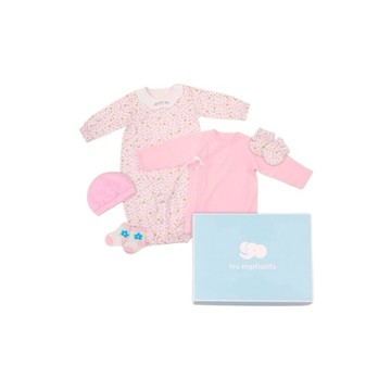 【麗嬰房les enphants】花卉妙妙裝禮盒 | 新生禮盒 彌月禮盒 包包裝 寶寶服飾 寶寶禮盒