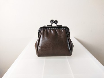 深咖的真皮錢包(ㄇ型口金包款)