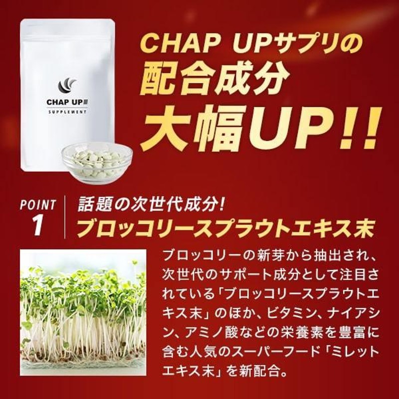 公式】チャップアップ CHAP UP サプリメント 1袋 男性 男性用 女性用 ...