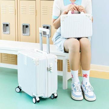 韓版旅行箱小清新大學生拉桿箱女迷你行李箱子18寸小型登機箱包