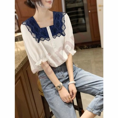 レース襟ブラウスの通販 11,080件の検索結果 | LINEショッピング