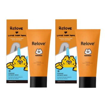 ( 二入組 ) Relove x 小虎聯名 胺基酸 女性私密清潔凝露 120ml-依蘭英國梨