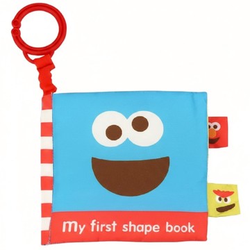 K's Kids 奇智奇思 芝麻街布書 形狀  柔軟布書  辨識形狀  6個月以上  SESAME STREET