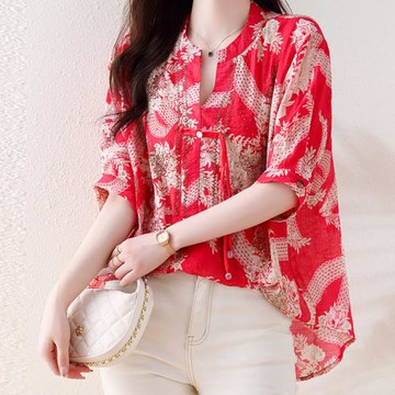 麗質達人 - 9250燙鑽V領上衣-二色LY