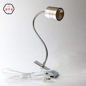 免運 櫃檯燈 吧檯燈 立燈 led軟管夾子射燈南非魚缸燈文玩珠寶鉆石拍照三色COB聚光小射燈可開發票 特惠/工廠現貨直銷 售後保障 全館折扣 z5530