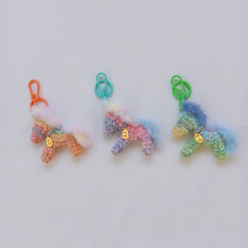 馬年好運衝鋒小馬鑰匙圈 多色可選 吊飾