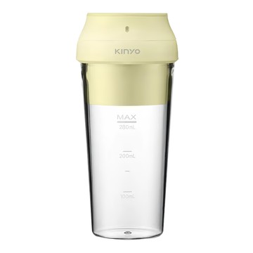 Kinyo 隨行杯充電式果汁機 黃色  AJU-5769