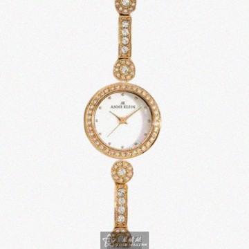 ANNE KLEIN手錶，編號AN00644，24mm玫瑰金錶殼，玫瑰金色錶帶款_廠商直送