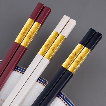 合金防霉防滑抗菌消毒公共筷子