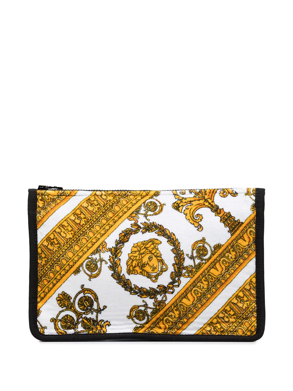 Versace - Baroque pattern vanity case - women - CottonCotton - One Size - White