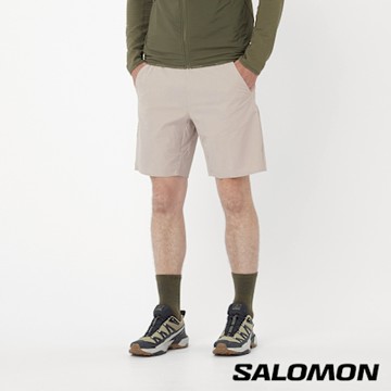 Salomon 男 WAYFARER EASE 彈性短褲 燕麥