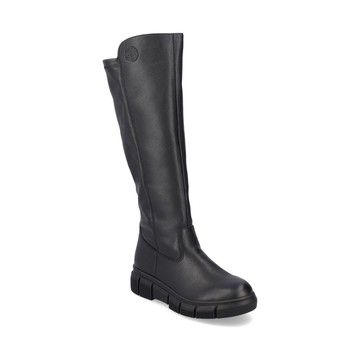 RIEKER BLACK CASUAL CLOSED BOOTS 黑色女款鞋子