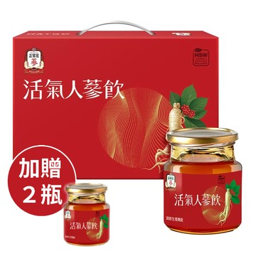 【限定賣場】正官庄 活氣人蔘飲 60mlX12瓶加贈2瓶(效期:2026/12/10)