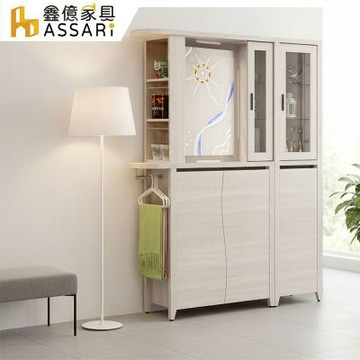 ASSARI-凱威5.2尺玄關鞋櫃全組(寬155x深40x高197cm)