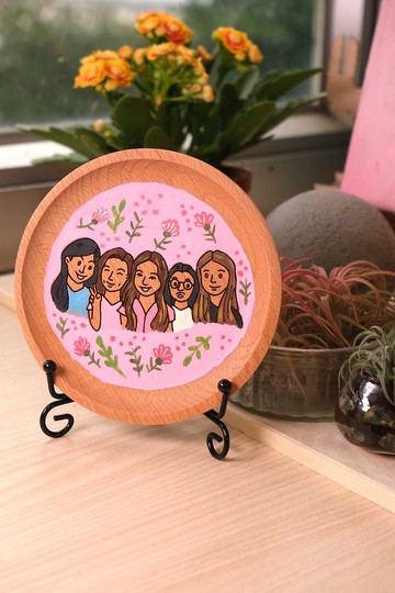 客製化物語小木碟-好朋友訂製版(同款多隻有特別折扣)