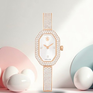 SWAROVSKI 施華洛世奇 Dextera Bangle 璀璨 手環式腕錶 女錶 手錶 禮物-30.5x19mm 5672992