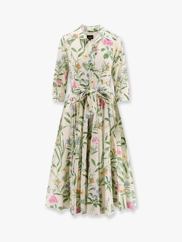 Spritz cotton chemisier dress with multicolor print - LAVI - gender_Woman