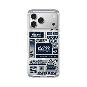 iPhone 17 Pro Max ClearX (MagSafe 兼容) 霜透灰 - Oracle Red Bull Racing - Racing Icons