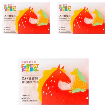 FOREST NOODLES 森林麵食 森林寶寶麵 鮮紅蘿蔔 7個月以上  3盒  320g