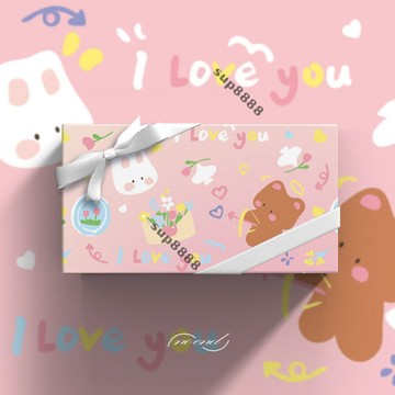 桃園出貨命中註定/兒童生日禮物包裝紙禮品紙大尺寸原創ins卡通可愛女生版