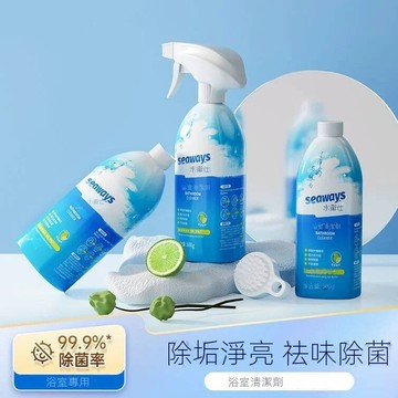 【台灣現貨 下殺】浴室清潔劑 水垢剋星 玻璃清潔劑 磁磚清潔劑 馬桶清潔 浴室水垢終結 星選館 906
