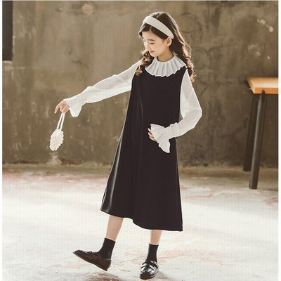 卒業式 ワンピース 女の子 スーツ 黒 白 ドレス ピアノ発表会 女の子 ブラックフォーマル 入学式 中学生 小学生 ジュニア 学園祭 結婚式 七五三撮影 通販 Lineポイント最大get Lineショッピング