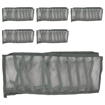 收納王妃 網格收納盒 11格 32 x 12 x 12cm  灰色  6個