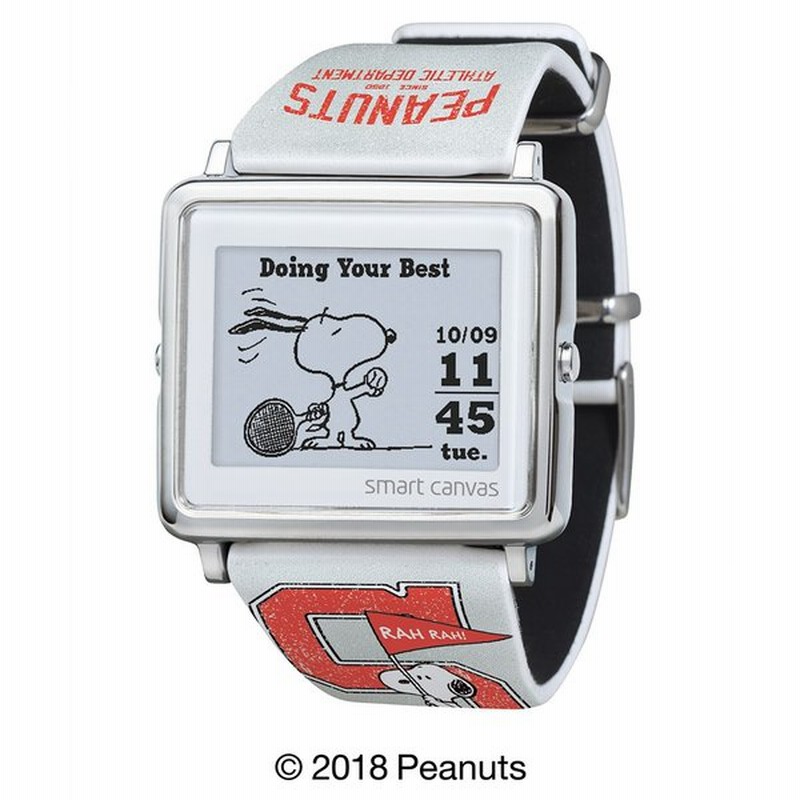 スマートキャンバス腕時計 EPSON 腕時計 エプソン 時計 ピーナッツ スポーツ スヌーピー PEANUTS SPORTS Snoopy  W1-PN50A20 | LINEショッピング