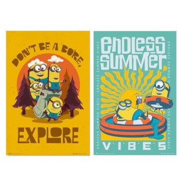 *小小兵Minions 進口海報-盡情探索/無盡仲夏