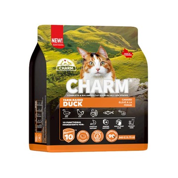 貓-CHARM野性魅力340g-超能精華鮮鴨