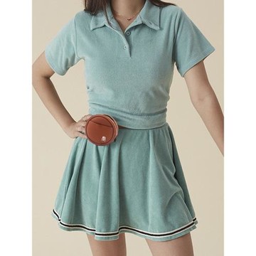 韓版圓形高爾夫球包小腰包可裝4個球 掛包迷你球袋golf bag收納包