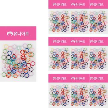 Uniaht 彩色O型環  什錦色  10個