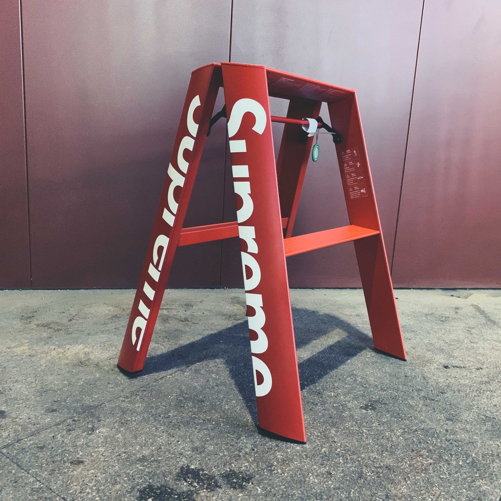 Supreme Lucano Step Ladder Red FW18 紅梯子折疊工作梯人字梯IMPACT