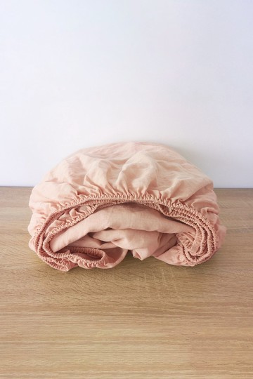 桃紅麻/柔軟麻/深口袋