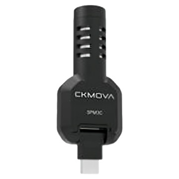 CKMOVA SPM3C Type-C 電容式迷你麥克風 180°旋轉調節  黑色