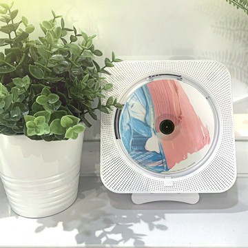 CD機 音響CD機 家用CD播放機 TingYue壁掛cd機家用復古專輯黑膠cd播放機韓國同款便攜cd播