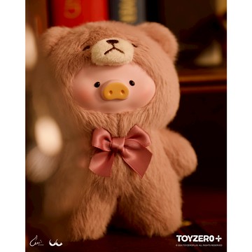 罐頭豬LuLu 復古泰迪玩具店搪膠絨毛掛件盲盒(單入隨機款)
