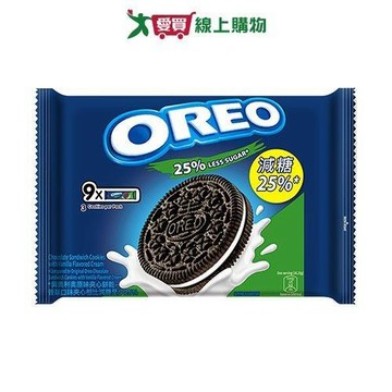 OREO減甜香草夾心餅隨手包236.25G【愛買】