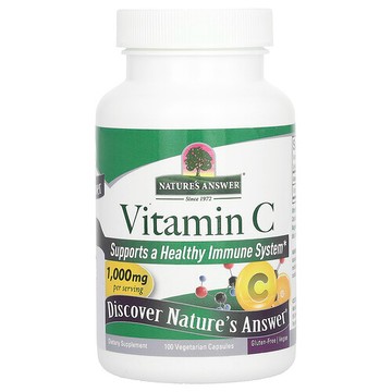 Nature's Answer, 維生素 C，1000 毫克，100 粒素食膠囊