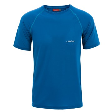 【官網限定 Outlet 零碼出清】沁涼彈力網眼T-shirt-聯邦藍(男263110172)