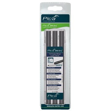 【Pica】超粗工程筆 筆芯12入-乾溼木材皆可(吊卡)6051/SB