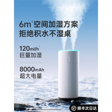 幾素加濕器小型辦公室桌面臥室宿舍學生家用室內孕婦嬰兒便攜式無線可充電usb空氣補水輕音香薰噴霧夜燈空調