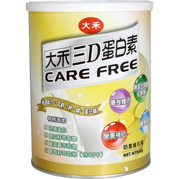 大禾生技 大禾三D蛋白素 (奶素) 規格: 900公克/罐