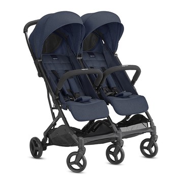 義大利 Inglesina 英吉利那 - Twin Sketch雙人推車-藍